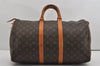 Authentic Louis Vuitton Monogram Keepall 45 Travel Boston Bag Old Model LV 9102I