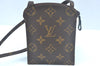 Authentic Louis Vuitton Monogram Pochette Secret M45484 Shoulder Bag Pouch 9103I