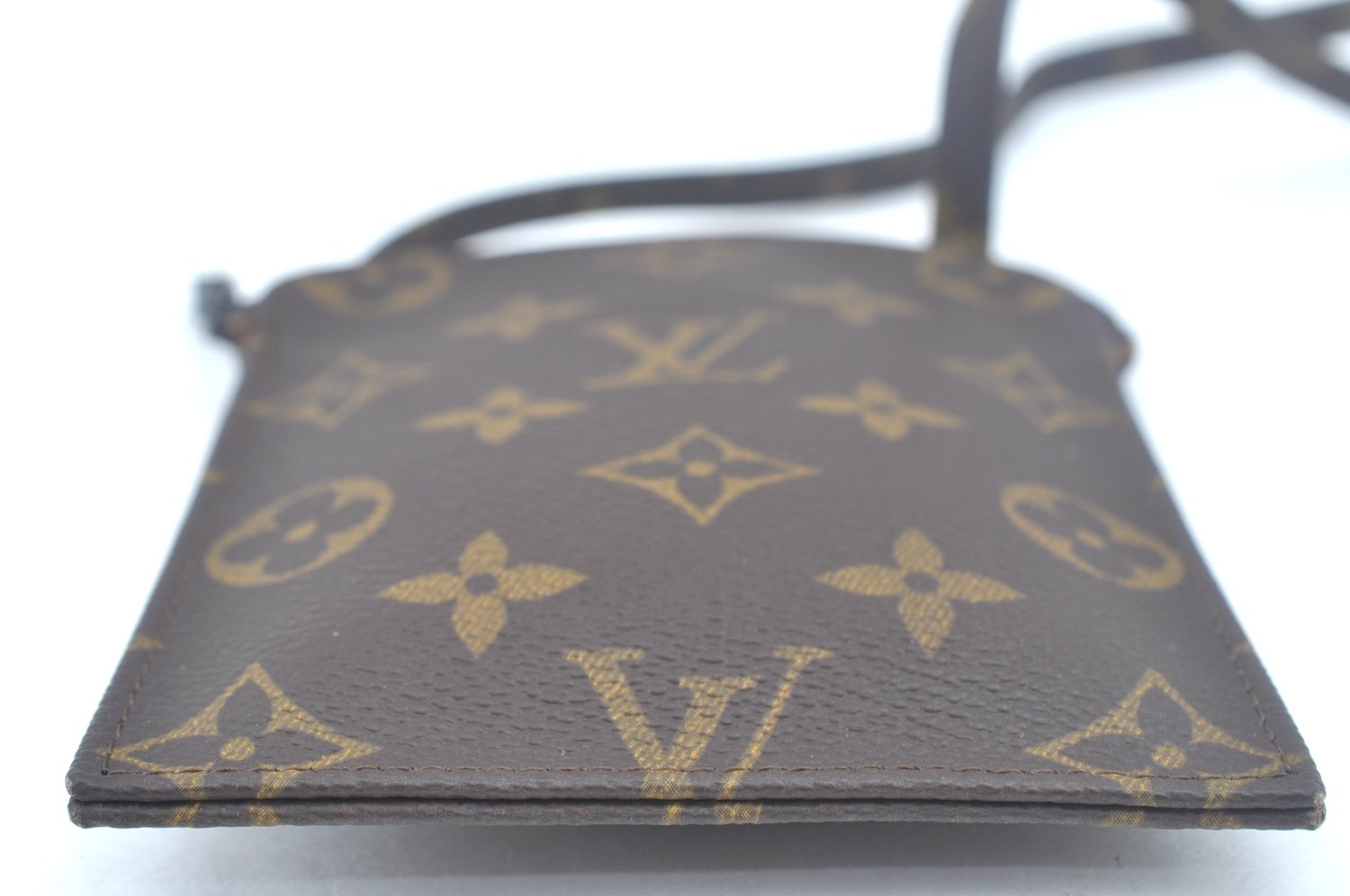 Authentic Louis Vuitton Monogram Pochette Secret M45484 Shoulder Bag Pouch 9103I