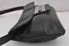 Authentic FENDI Vintage Shoulder Cross Body Bag Purse Leather Black 9103J