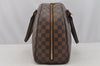 Authentic Louis Vuitton Damier Nolita Hand Boston Bag N41455 LV Junk 9104I