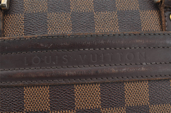 Authentic Louis Vuitton Damier Nolita Hand Boston Bag N41455 LV Junk 9104I