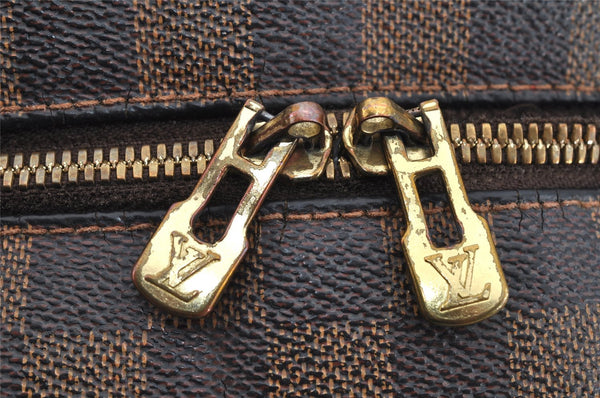 Authentic Louis Vuitton Damier Nolita Hand Boston Bag N41455 LV Junk 9104I