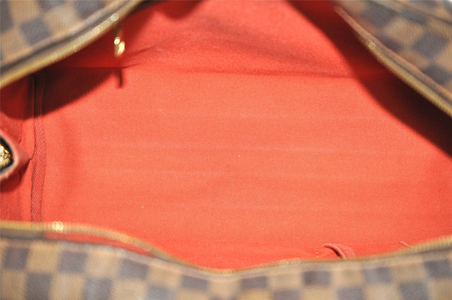 Authentic Louis Vuitton Damier Nolita Hand Boston Bag N41455 LV Junk 9104I