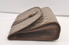Authentic GUCCI Web Sherry Line Clutch Hand Bag Purse GG PVC Leather Brown 9104J