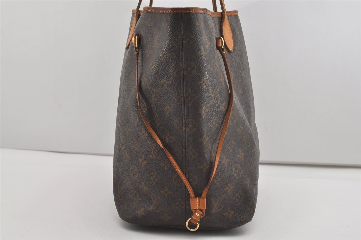 Authentic Louis Vuitton Monogram Neverfull GM Shoulder Tote Bag M40157 LV 9105I