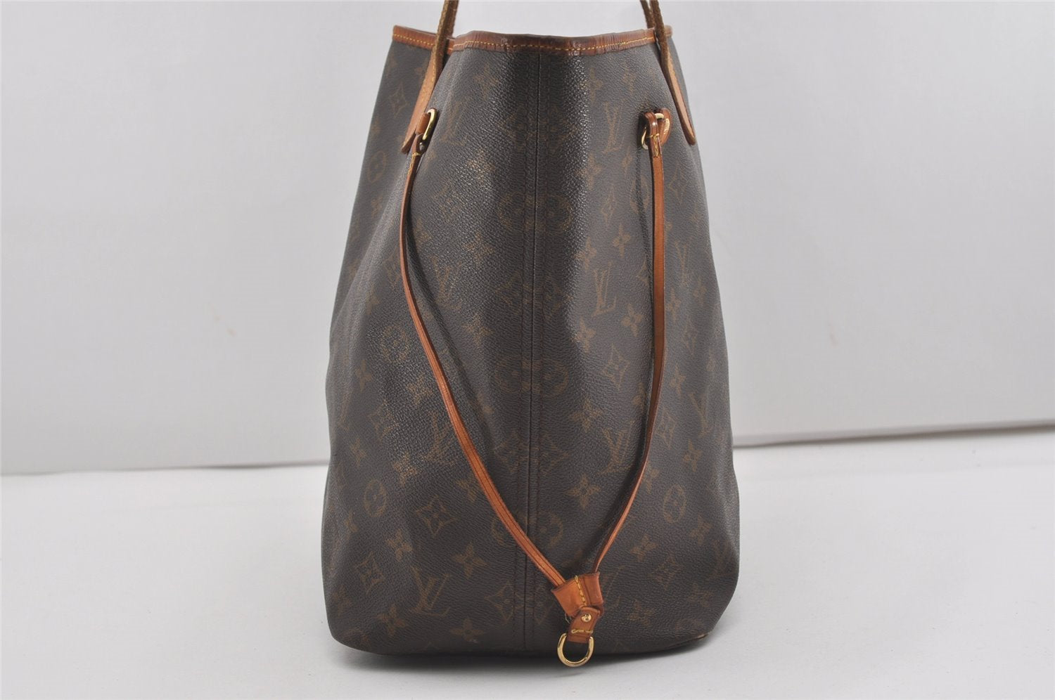 Authentic Louis Vuitton Monogram Neverfull GM Shoulder Tote Bag M40157 LV 9105I