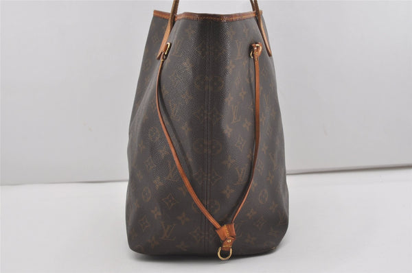 Authentic Louis Vuitton Monogram Neverfull GM Shoulder Tote Bag M40157 LV 9105I