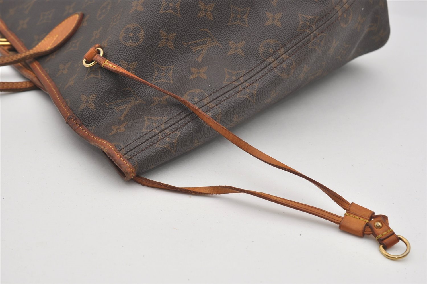 Authentic Louis Vuitton Monogram Neverfull GM Shoulder Tote Bag M40157 LV 9105I