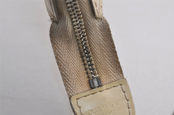 Authentic Louis Vuitton Epi Pochette Accessoires Pouch White M5264A LV 9105J