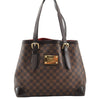 Authentic Louis Vuitton Damier Hampstead MM Shoulder Tote Bag N51204 LV 9106I