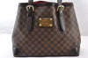 Authentic Louis Vuitton Damier Hampstead MM Shoulder Tote Bag N51204 LV 9106I