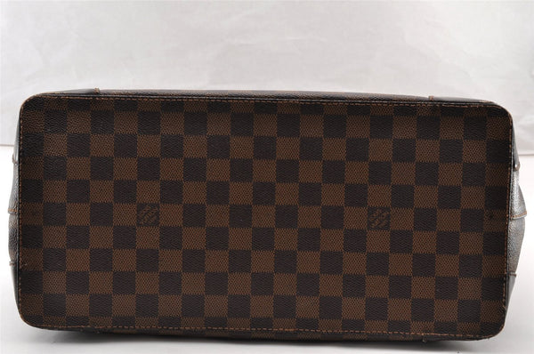 Authentic Louis Vuitton Damier Hampstead MM Shoulder Tote Bag N51204 LV 9106I