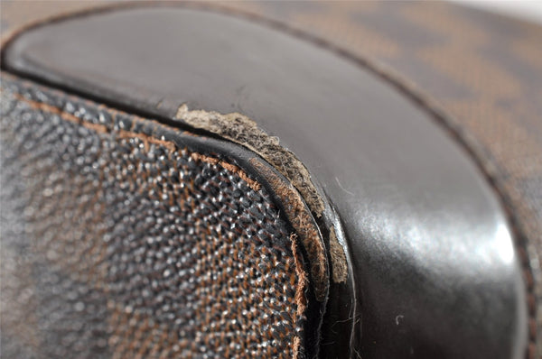 Authentic Louis Vuitton Damier Hampstead MM Shoulder Tote Bag N51204 LV 9106I