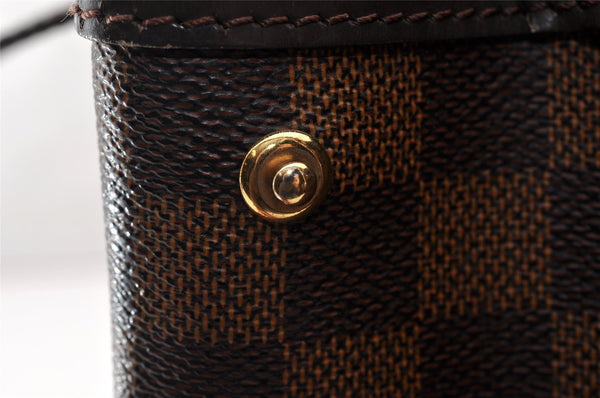 Authentic Louis Vuitton Damier Hampstead MM Shoulder Tote Bag N51204 LV 9106I