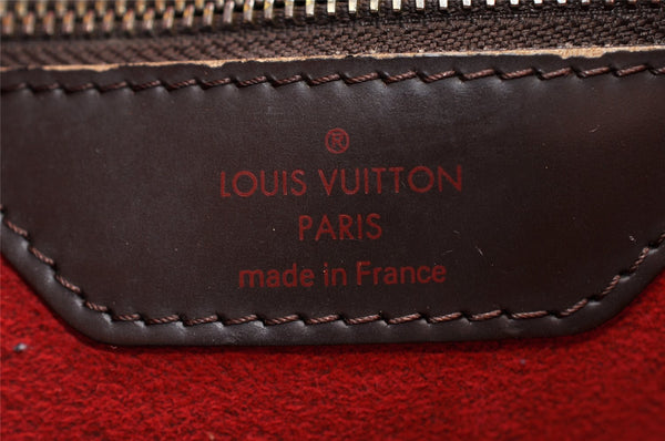 Authentic Louis Vuitton Damier Hampstead MM Shoulder Tote Bag N51204 LV 9106I