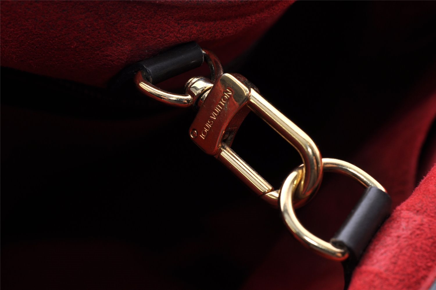 Authentic Louis Vuitton Damier Hampstead MM Shoulder Tote Bag N51204 LV 9106I