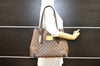 Authentic Louis Vuitton Damier Hampstead MM Shoulder Tote Bag N51204 LV 9106I