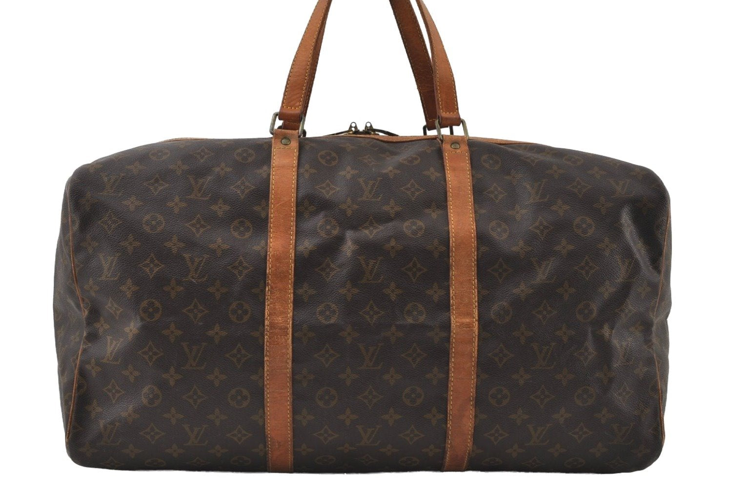 Authentic Louis Vuitton Monogram Sac Souple55 Hand Boston Bag M41622 LV 9108I
