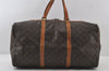 Authentic Louis Vuitton Monogram Sac Souple55 Hand Boston Bag M41622 LV 9108I
