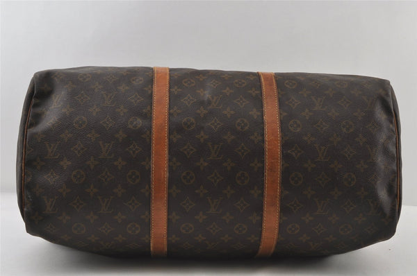 Authentic Louis Vuitton Monogram Sac Souple55 Hand Boston Bag M41622 LV 9108I