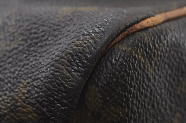 Authentic Louis Vuitton Monogram Sac Souple55 Hand Boston Bag M41622 LV 9108I