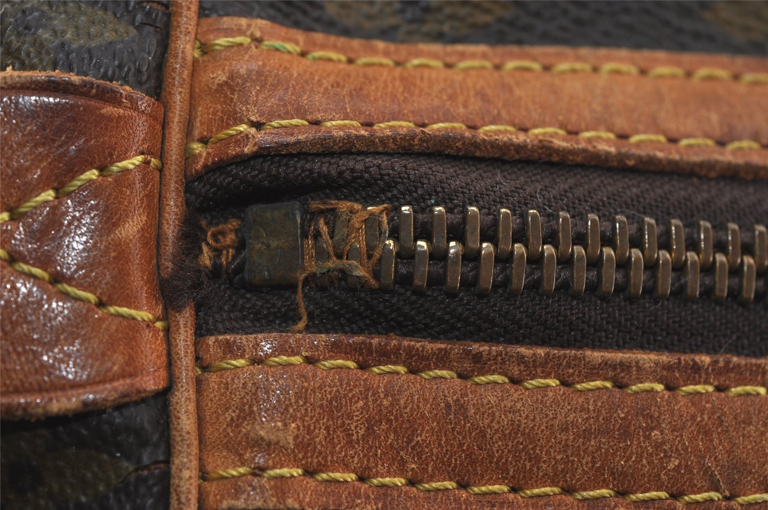 Authentic Louis Vuitton Monogram Sac Souple55 Hand Boston Bag M41622 LV 9108I