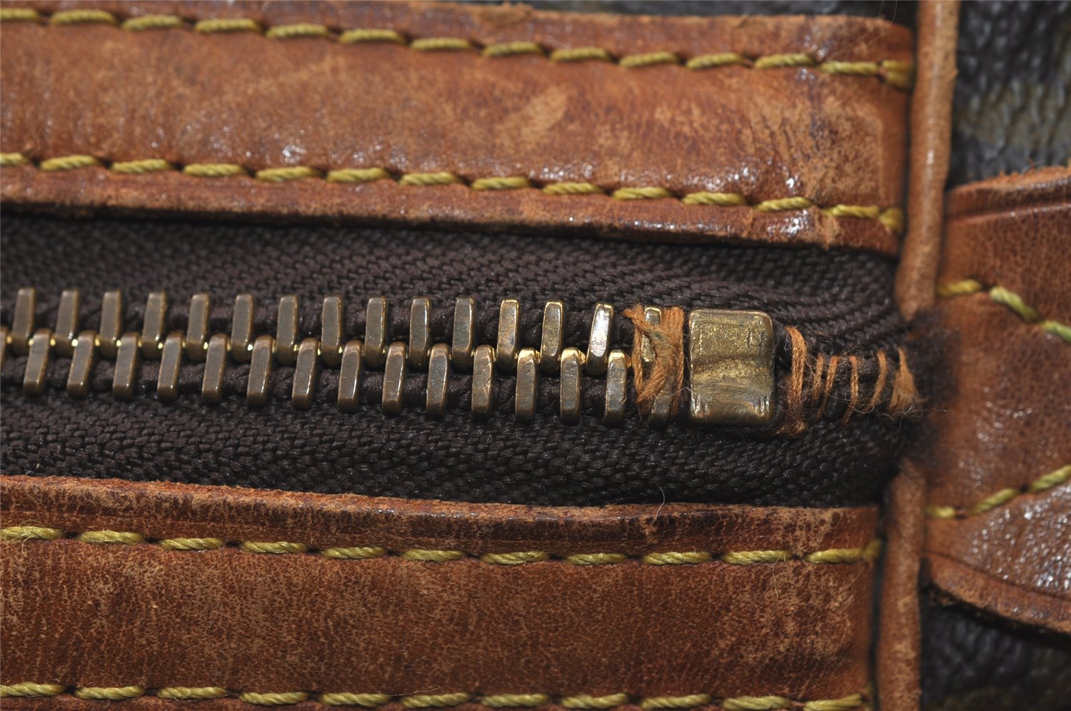 Authentic Louis Vuitton Monogram Sac Souple55 Hand Boston Bag M41622 LV 9108I