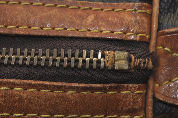 Authentic Louis Vuitton Monogram Sac Souple55 Hand Boston Bag M41622 LV 9108I