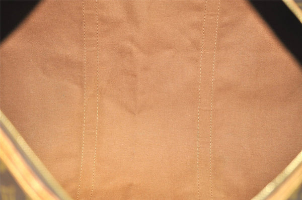 Authentic Louis Vuitton Monogram Sac Souple55 Hand Boston Bag M41622 LV 9108I