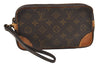 Authentic Louis Vuitton Monogram Marly Dragonne PM M51827 Clutch Hand Bag 9110I
