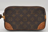 Authentic Louis Vuitton Monogram Marly Dragonne PM M51827 Clutch Hand Bag 9110I