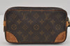 Authentic Louis Vuitton Monogram Marly Dragonne PM M51827 Clutch Hand Bag 9110I