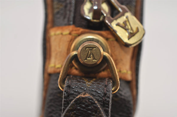 Authentic Louis Vuitton Monogram Marly Dragonne PM M51827 Clutch Hand Bag 9110I