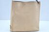 Authentic GUCCI Vintage Shoulder Cross Body Bag Purse Leather 91761 Beige 9112H