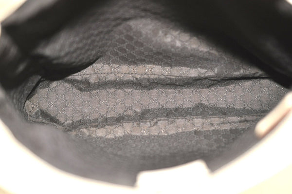 Authentic GUCCI Vintage Shoulder Cross Body Bag Purse Leather 91761 Beige 9112H