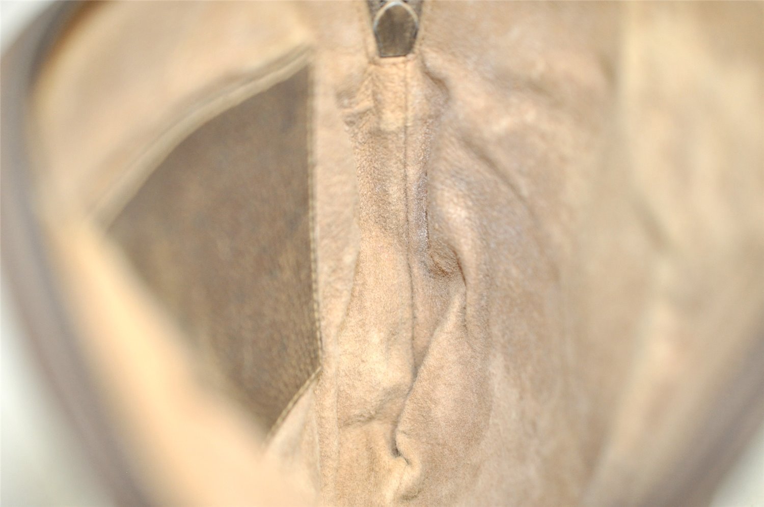 Authentic GUCCI Web Sherry Line Shoulder Bag GG PVC Leather Brown Junk 9112I