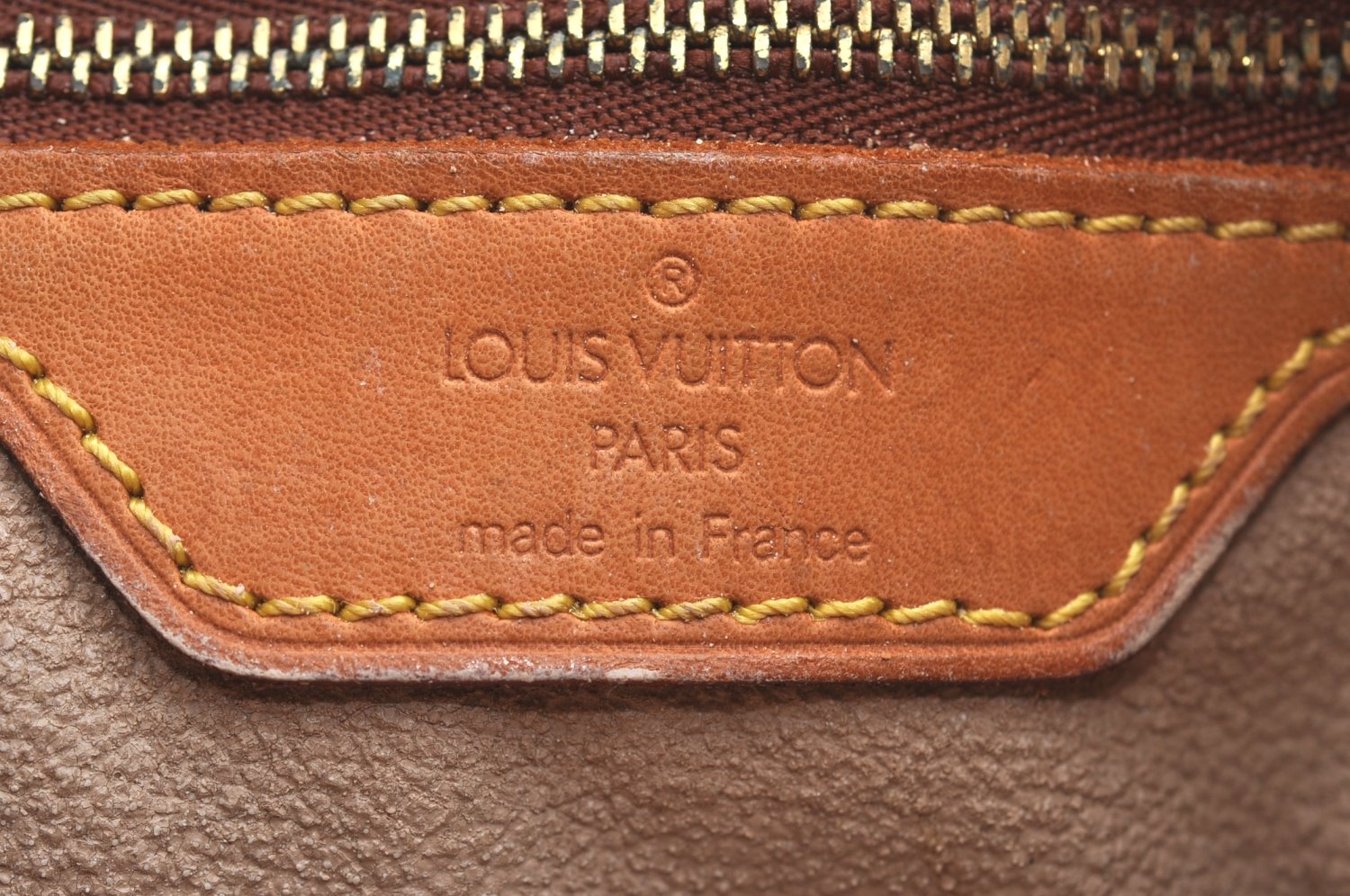 Authentic Louis Vuitton Monogram Bucket PM Shoulder Tote Bag M42238 Junk 9113H