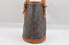 Authentic Louis Vuitton Monogram Bucket PM Shoulder Bag Old Model Junk 9115I