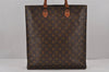 Authentic Louis Vuitton Monogram Sac Plat Hand Tote Bag Old Model LV 9115J