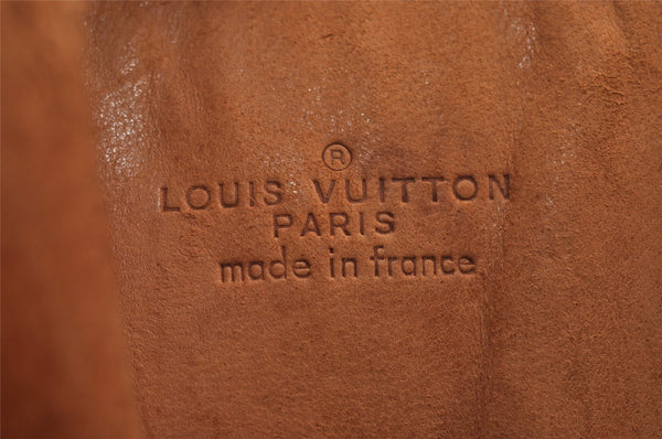 Authentic Louis Vuitton Monogram Sac Plat Hand Tote Bag Old Model LV 9115J