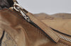 Authentic GUCCI GG Crystal Abbey Shoulder Hand Bag PVC Leather 189833 Gold 9116I
