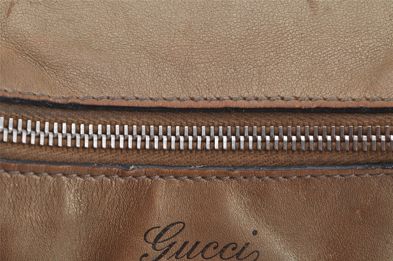 Authentic GUCCI GG Crystal Abbey Shoulder Hand Bag PVC Leather 189833 Gold 9116I