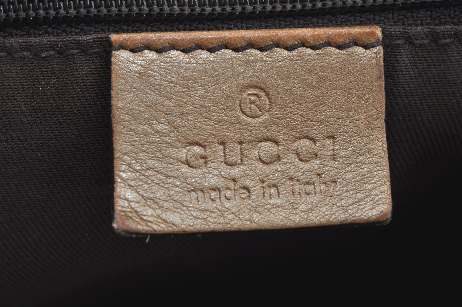 Authentic GUCCI GG Crystal Abbey Shoulder Hand Bag PVC Leather 189833 Gold 9116I