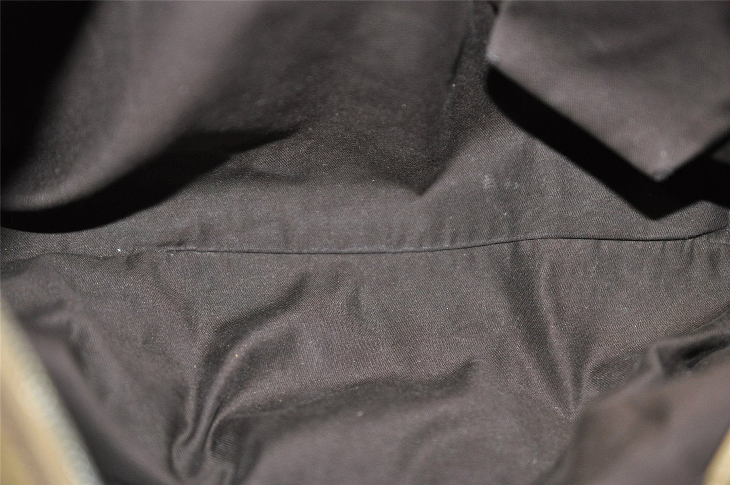 Authentic GUCCI GG Crystal Abbey Shoulder Hand Bag PVC Leather 189833 Gold 9116I