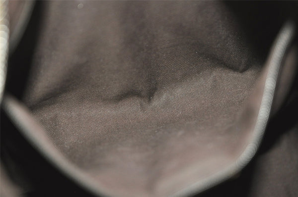 Authentic GUCCI GG Crystal Abbey Shoulder Hand Bag PVC Leather 189833 Gold 9116I