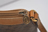 Authentic GUCCI Micro GG PVC Leather Shoulder Bag Purse Brown Junk 9117I
