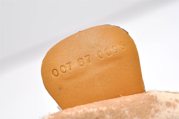 Authentic GUCCI Micro GG PVC Leather Shoulder Bag Purse Brown Junk 9117I