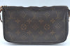 Authentic Louis Vuitton Monogram Pochette Accessoires Pouch M51980 Junk 9119I