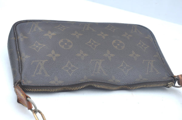 Authentic Louis Vuitton Monogram Pochette Accessoires Pouch M51980 Junk 9119I